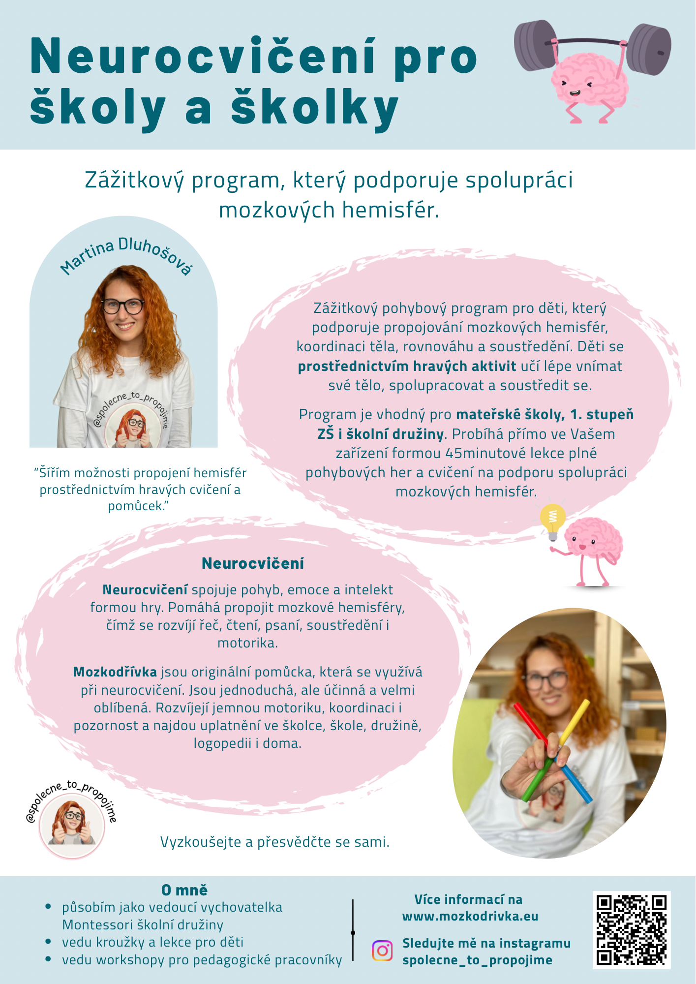 neurocvičení - leták